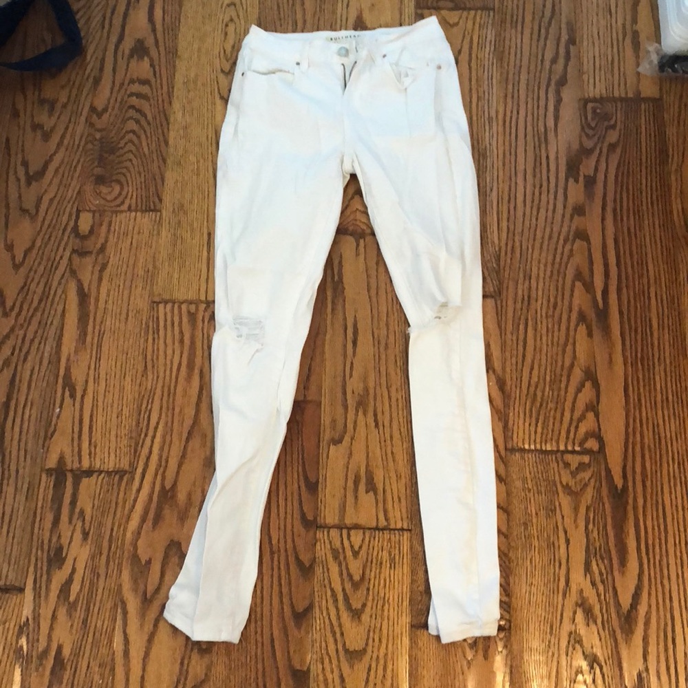 white skinny jeans